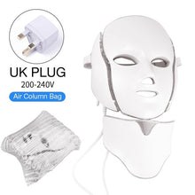 Load image into Gallery viewer, Air Bag-7 Colors Light LED Facial Mask With Neck Skin Rejuvenation Face Care Treatment Beauty Anti Acne Therapy Whitening
