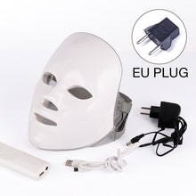 Load image into Gallery viewer, 7 Colors Led Therapy Mask Light Face Mask Therapy Anti Acne Whitening Facial Mask Korean Skin Care Face Rejuvenation Home SPA