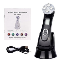 Load image into Gallery viewer, 5in1 RF&EMS Radio Mesotherapy Electroporation Face Beauty Pen Radio Frequency LED Photon Face Skin Rejuvenation Remover Wrinkle