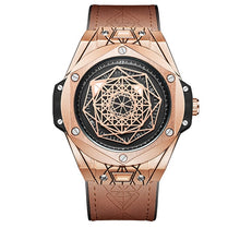 Load image into Gallery viewer, men watch Brand ONOLA Luxury fashion unique sport 2021 new leather quartz watch men relogio masculino