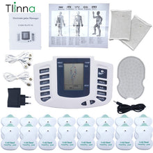 Load image into Gallery viewer, Electronic Tens EMS Muscle Stimulator Pulse Acupuncture Massage Therapy for Back Neck Full Body Massager 16 Pads Russian/English