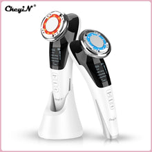 Load image into Gallery viewer, EMS Facial Massager Ion Hot Cool LED Light Vibration Importer Skin Rejuvenation Face Lifting Skin Care Anti Aging Beauty Machine