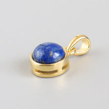 Load image into Gallery viewer, 100% 925 Sterling Silver Pendant Natural Malachite Labradorite Crystal Agate Opal Moonstone Gem Necklace Women Fashion Jewelry