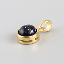 Load image into Gallery viewer, 100% 925 Sterling Silver Pendant Natural Malachite Labradorite Crystal Agate Opal Moonstone Gem Necklace Women Fashion Jewelry