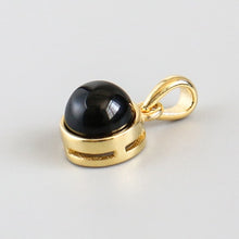 Load image into Gallery viewer, 100% 925 Sterling Silver Pendant Natural Malachite Labradorite Crystal Agate Opal Moonstone Gem Necklace Women Fashion Jewelry