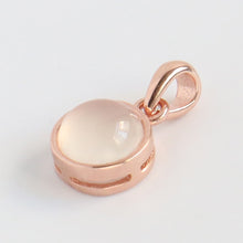 Load image into Gallery viewer, 100% 925 Sterling Silver Pendant Natural Malachite Labradorite Crystal Agate Opal Moonstone Gem Necklace Women Fashion Jewelry