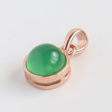 Load image into Gallery viewer, 100% 925 Sterling Silver Pendant Natural Malachite Labradorite Crystal Agate Opal Moonstone Gem Necklace Women Fashion Jewelry