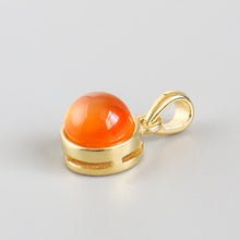 Load image into Gallery viewer, 100% 925 Sterling Silver Pendant Natural Malachite Labradorite Crystal Agate Opal Moonstone Gem Necklace Women Fashion Jewelry