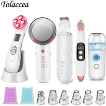 Load image into Gallery viewer, RF EMS Radio Frequency Blackhead Remover Ultrasonic Skin Scrubber Infrared Body Slimming Fat Burner Massager Beauty Instrument