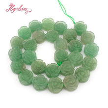 Load image into Gallery viewer, 14mm Natural Quartz Lapis Lepidolite Loose Beads Flower Natural Stone Beads For Women Necklace Bracelet Jewelry Making 5 pc/15"