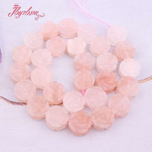 Load image into Gallery viewer, 14mm Natural Quartz Lapis Lepidolite Loose Beads Flower Natural Stone Beads For Women Necklace Bracelet Jewelry Making 5 pc/15"