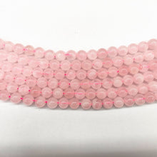 Load image into Gallery viewer, Natural Gem Beads Rose Pink Quartz Lapis Lazuli Lava Stone Round Beads For Jewelry Making Bracelets Diy Needlework Accessories