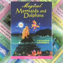Load image into Gallery viewer, Magical Mermaids And Dolphin Oracle Cards English Version Tarot Card Playing Cards Divination Fate Board Games for Entertainment