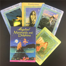 Load image into Gallery viewer, Magical Mermaids And Dolphin Oracle Cards English Version Tarot Card Playing Cards Divination Fate Board Games for Entertainment