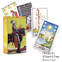 Load image into Gallery viewer, classical rider wait tarot cards game for fate divination personal use oracle deck full English version Party Playing games