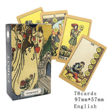 Load image into Gallery viewer, classical rider wait tarot cards game for fate divination personal use oracle deck full English version Party Playing games