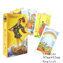 Load image into Gallery viewer, classical rider wait tarot cards game for fate divination personal use oracle deck full English version Party Playing games