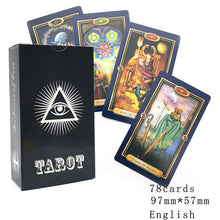 Load image into Gallery viewer, classical rider wait tarot cards game for fate divination personal use oracle deck full English version Party Playing games