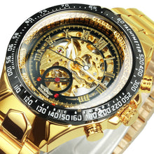 Load image into Gallery viewer, Skeleton Watch For Men Automatic Watches Mens 2020 Top Luxury Brand Gold Watch Stainless Steel Big Dial Relogio Dropshipping Hot