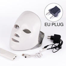 Load image into Gallery viewer, 7 Colors Led Mask Photon Electric LED Facial Mask LED Skin Rejuvenation Anti Wrinkle Acne Photon Therapy Home Salon Beauty Tool