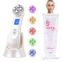 Load image into Gallery viewer, LED Photon Electroporation RF Radio Frequency Face Mesotherapy Facial Lifting Tighten Wrinkle Removal Skin Care Beauty Devices