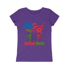 Load image into Gallery viewer, Italian Roots Girls Princess Tee
