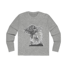 Load image into Gallery viewer, Eagle And Skull Men's Long Sleeve Crew Tee
