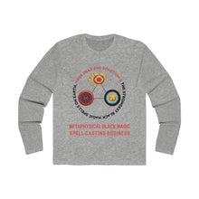 Load image into Gallery viewer, Metaphysical Black Magic Men's Long Sleeve Crew Tee
