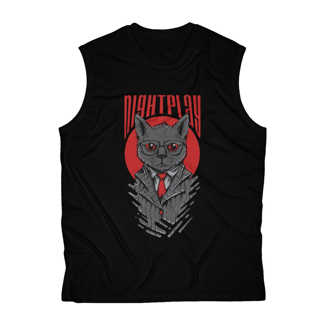 Night Play Men's Sleeveless Performance Tee