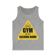 Load image into Gallery viewer, GYM IS My Second Home Men&#39;s Softstyle Tank Top
