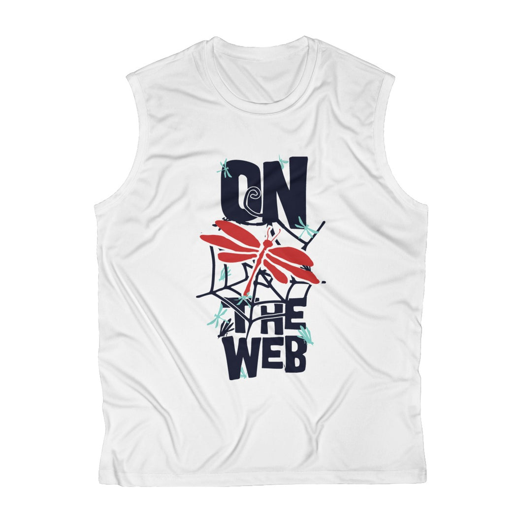 On The Web Men's Sleeveless Performance Tee