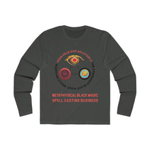 Load image into Gallery viewer, Metaphysical Black Magic Men's Long Sleeve Crew Tee
