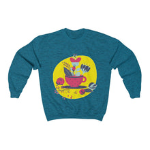 Load image into Gallery viewer, Tea Cup Art Unisex Heavy Blend™ Crewneck Sweatshirt
