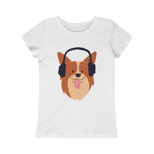 Load image into Gallery viewer, Rock On Dog Girls Princess Tee
