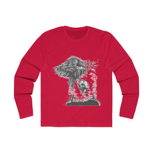 Load image into Gallery viewer, Eagle And Skull Men's Long Sleeve Crew Tee
