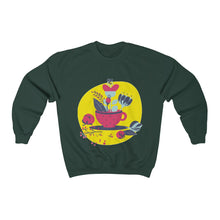 Load image into Gallery viewer, Tea Cup Art Unisex Heavy Blend™ Crewneck Sweatshirt
