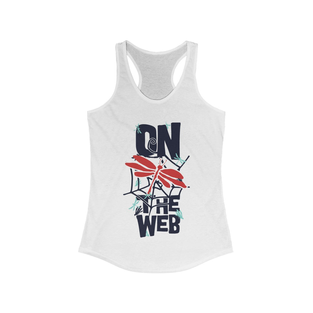 On The Web Women's Ideal Racerback Tank