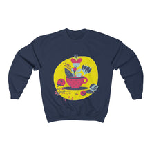 Load image into Gallery viewer, Tea Cup Art Unisex Heavy Blend™ Crewneck Sweatshirt
