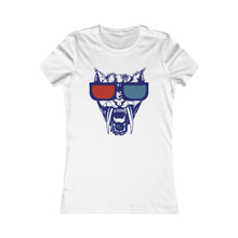 Load image into Gallery viewer, Wolf Face With Sunglass Women&#39;s Favorite Tee
