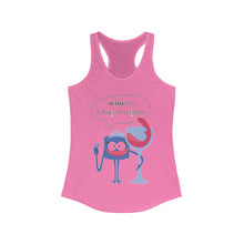 Load image into Gallery viewer, Wine a Hug in a Glass Women&#39;s Ideal Racerback Tank
