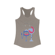 Load image into Gallery viewer, Wine a Hug in a Glass Women&#39;s Ideal Racerback Tank
