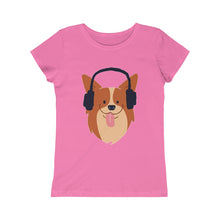 Load image into Gallery viewer, Rock On Dog Girls Princess Tee
