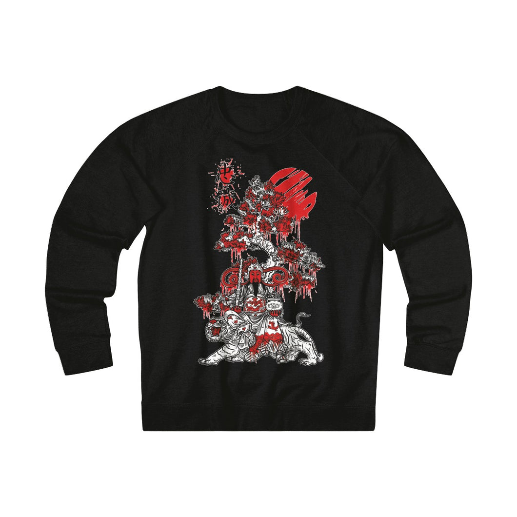 Chinese Evil King Unisex French Terry Crew