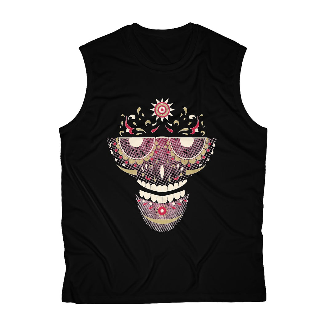 Good Looking Skull Men's Sleeveless Performance Tee