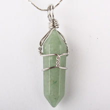 Load image into Gallery viewer, Mix Crystal Stone Opal malachite Lapis Green Howlite Stone Onyx Rose Pink Quartz Carnelian Faceted Bead Twining Pendant 1PCS

