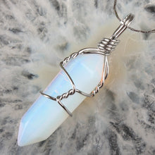 Load image into Gallery viewer, Mix Crystal Stone Opal malachite Lapis Green Howlite Stone Onyx Rose Pink Quartz Carnelian Faceted Bead Twining Pendant 1PCS
