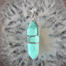 Load image into Gallery viewer, Mix Crystal Stone Opal malachite Lapis Green Howlite Stone Onyx Rose Pink Quartz Carnelian Faceted Bead Twining Pendant 1PCS
