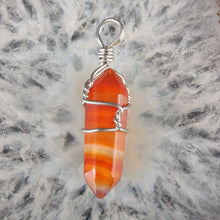 Load image into Gallery viewer, Mix Crystal Stone Opal malachite Lapis Green Howlite Stone Onyx Rose Pink Quartz Carnelian Faceted Bead Twining Pendant 1PCS

