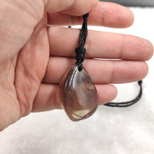 Load image into Gallery viewer, Natural Smoky Quartz Necklaces Crystal Pendants  Gem Stone Quartz Irregular  Pendulum Reiki Chakra Suspension Jewelry
