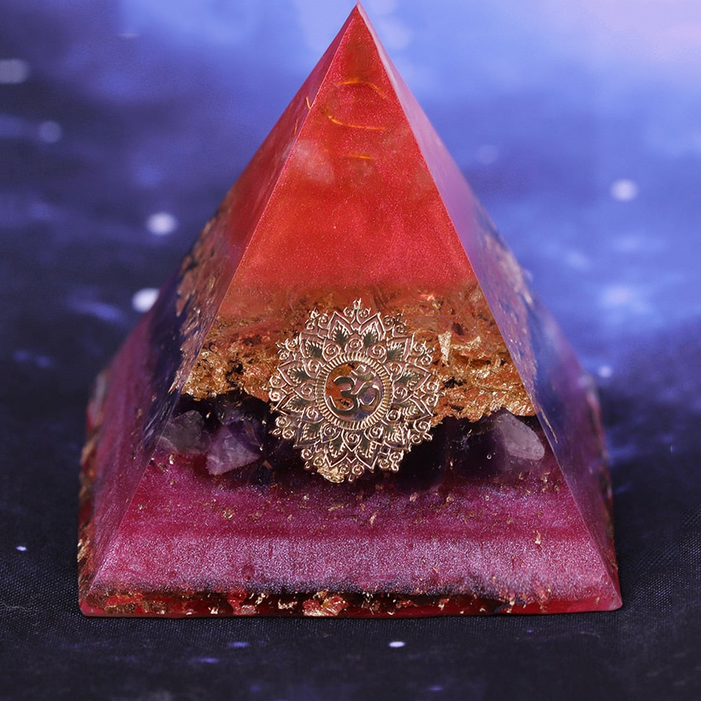 Reiki Orion/Ogan Energy Pyramid Orgonite Energy Converter Emotional Relationships Increase The Frequency Of Love Gift